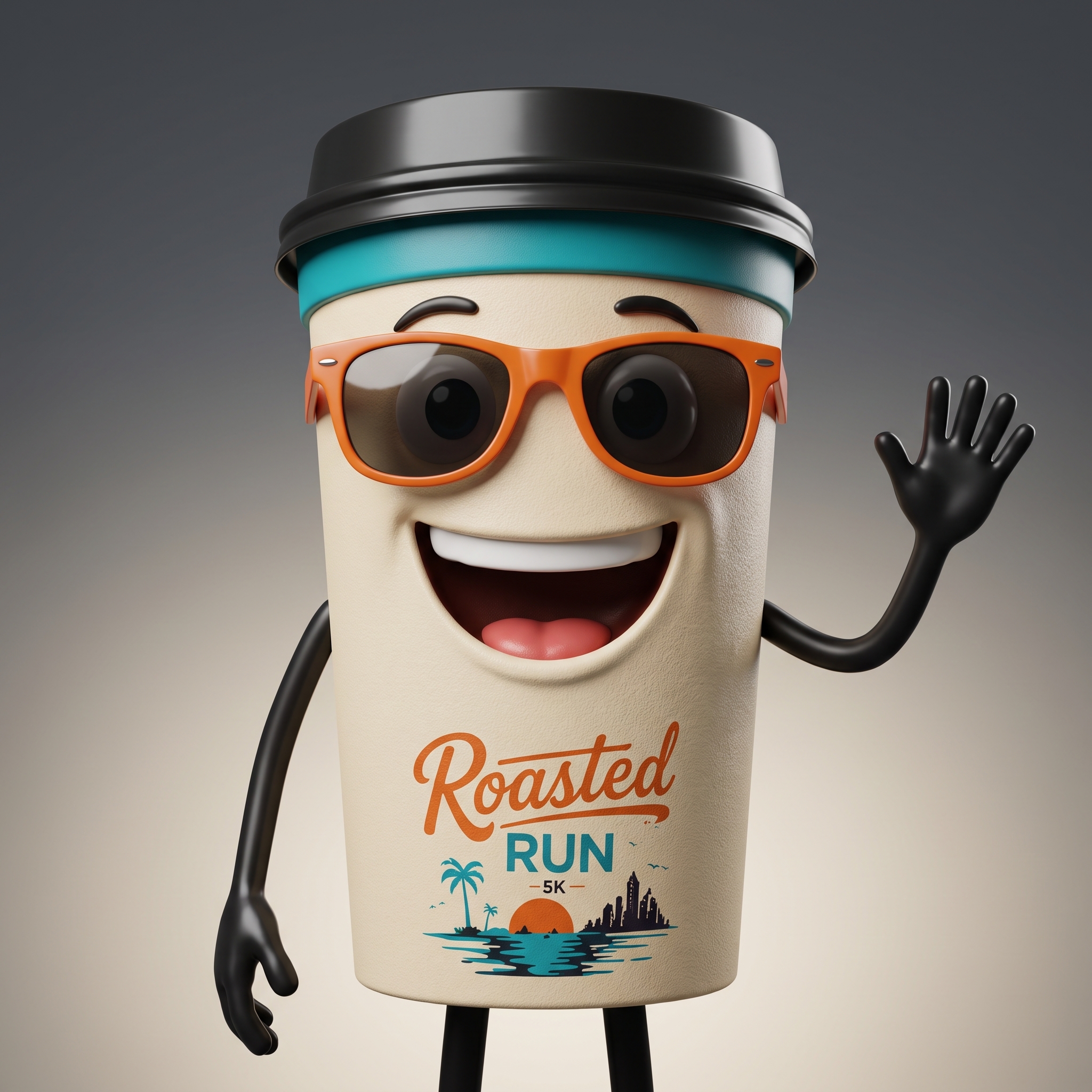 The Roasted Run mascot